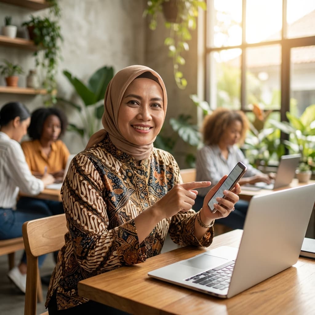 Happy Business Owner